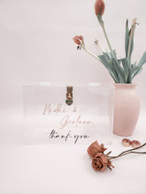 Load image into Gallery viewer, Lock & Key Wedding Card Box
