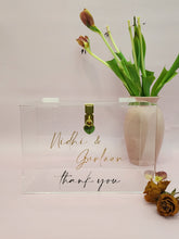 Load image into Gallery viewer, Lock & Key Wedding Card Box