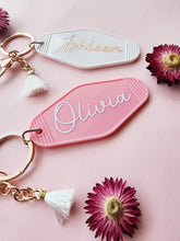 Load image into Gallery viewer, Personalised Motel Keychain