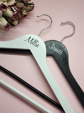 Load image into Gallery viewer, Personalised Coat Hanger - White