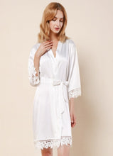 Load image into Gallery viewer, Lace Robe - Plus Size Bride