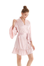 Load image into Gallery viewer, Ruffled Robe - Soft Pink