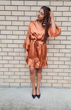 Load image into Gallery viewer, Ruffled Robes - Sandy Brown