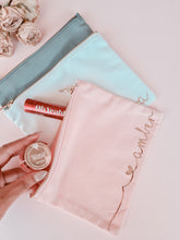Load image into Gallery viewer, Makeup Bag - Cotton Canvas