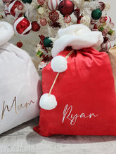 Load image into Gallery viewer, Large Velvet Christmas Santa Sacks