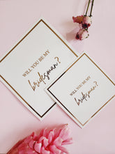 Load image into Gallery viewer, Bridesman - Box Lid Proposal Card