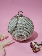 Load image into Gallery viewer, ~ Aliyah Sphere Clutch - Silver