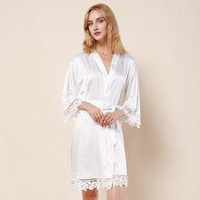 Load image into Gallery viewer, Lace Robe - Plus Size Bride