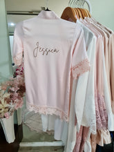 Load image into Gallery viewer, Girl's Robe - Satin Blush