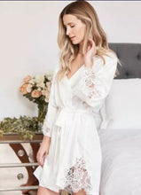 Load image into Gallery viewer, Lace Robe - Bride