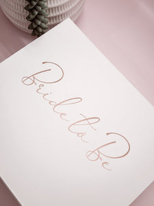 Build one for the Bride