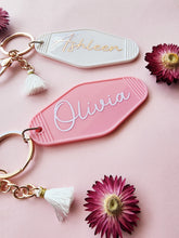 Load image into Gallery viewer, Personalised Motel Keychain

