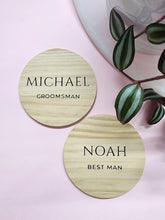 Load image into Gallery viewer, Personalised Wooden Coaster
