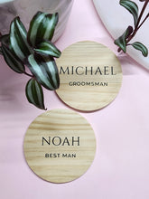 Load image into Gallery viewer, Personalised Wooden Coaster
