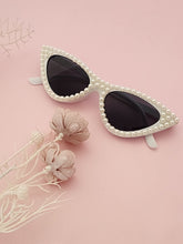 Load image into Gallery viewer, Pearl Cat Eye Sunglasses - Adult
