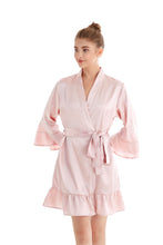 Load image into Gallery viewer, Ruffled Robe - Soft Pink
