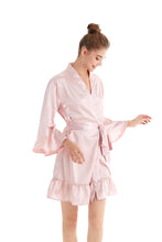 Load image into Gallery viewer, Ruffled Robe - Soft Pink

