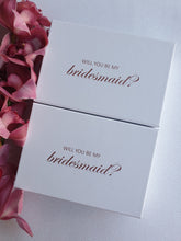 Load image into Gallery viewer, Bridesmaid Proposal Box - Mini (White)
