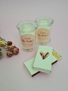 Love Ya Babe! Mini Metro Candle Jars