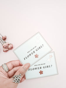 Flower Girl Proposal Card