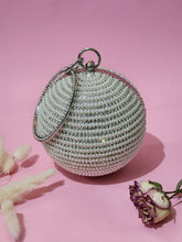Load image into Gallery viewer, ~ Aliyah Sphere Clutch - Silver
