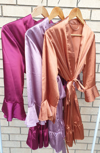 Ruffled Robes - Sandy Brown
